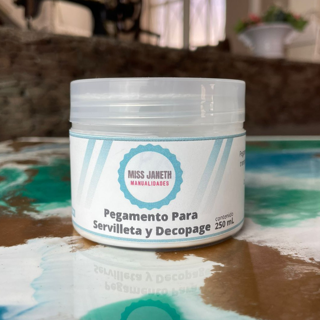 PEGAMENTO PARA SERVILLETA Y DECOUPAGE