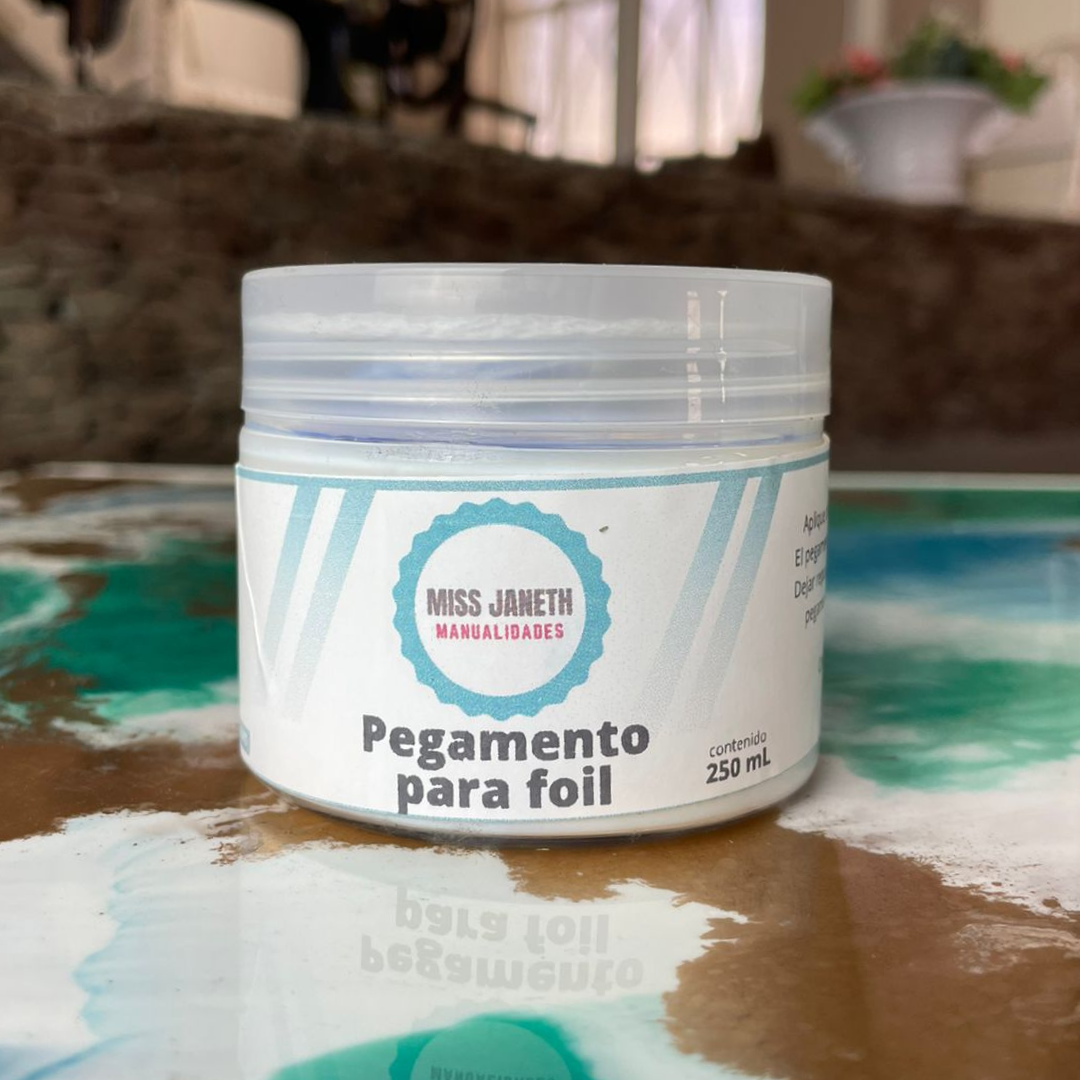 Pegamento para foil