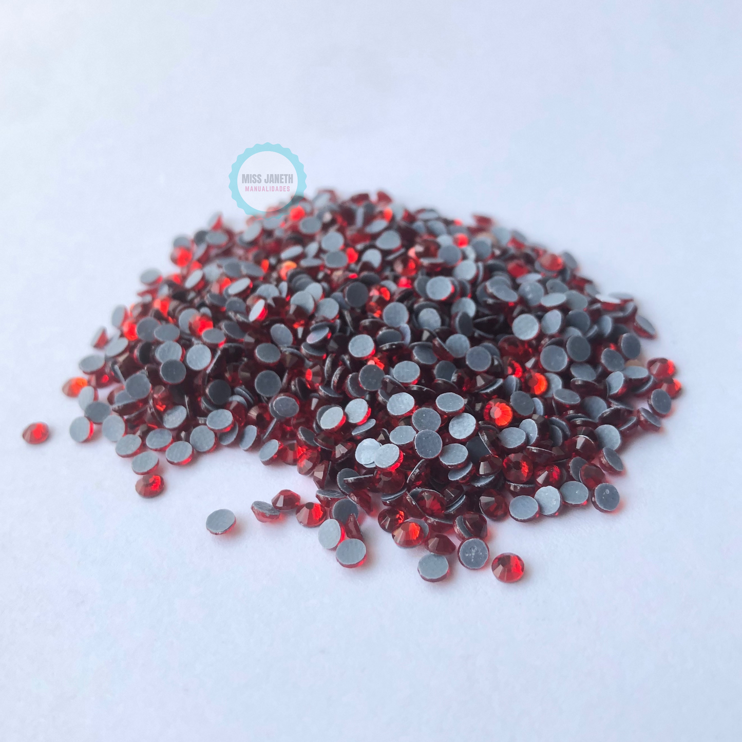 Pedrería Cristal ROJA Textil