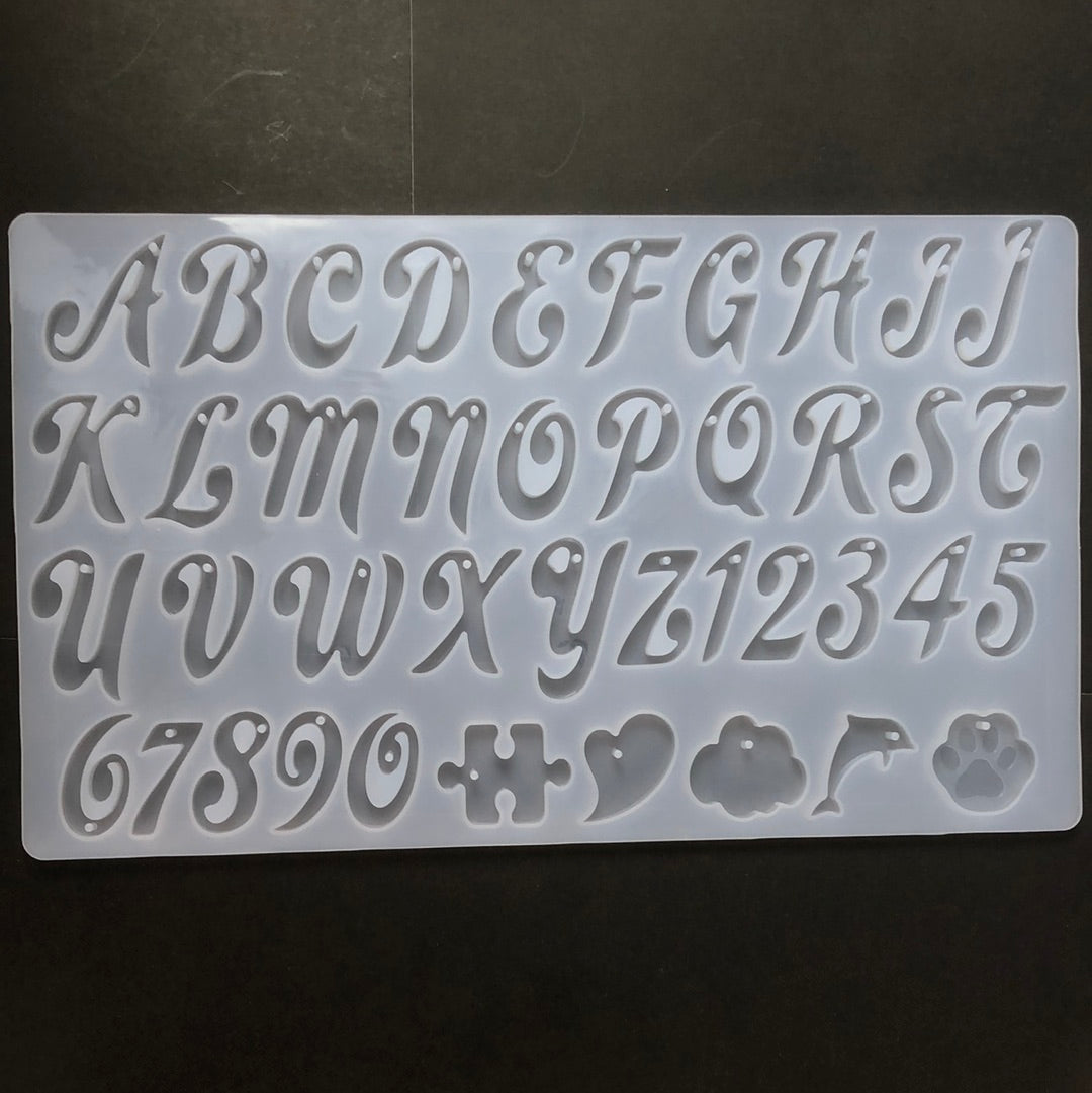 Abecedario cursiva Mediano dije