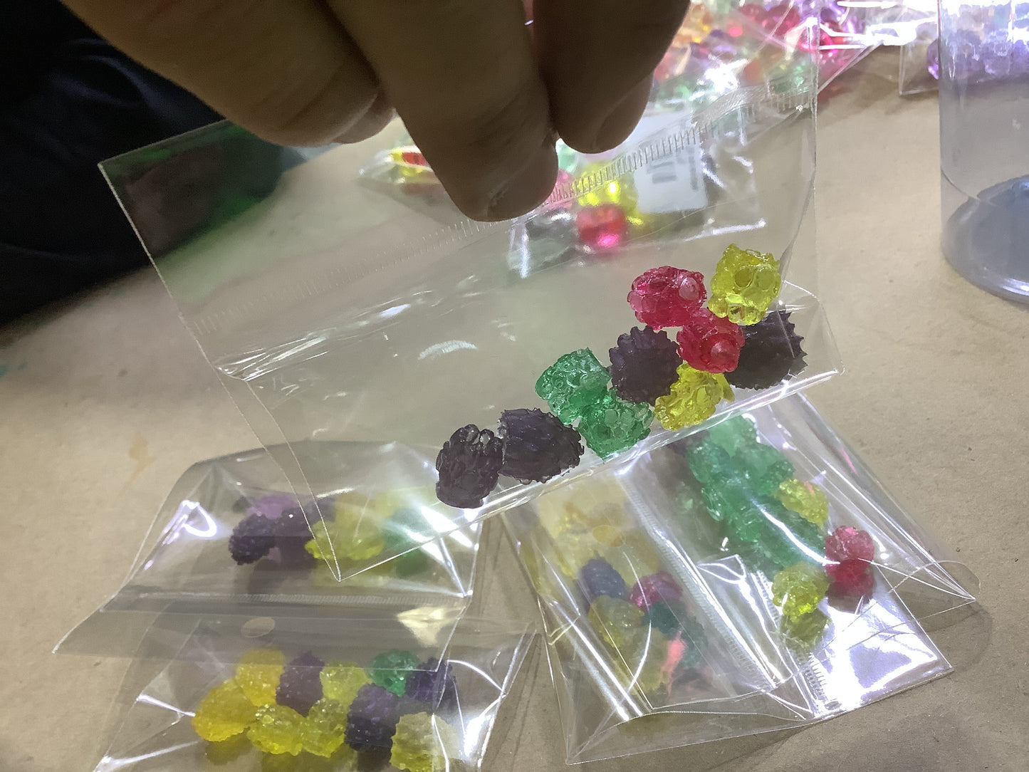 Charms de frambuesas