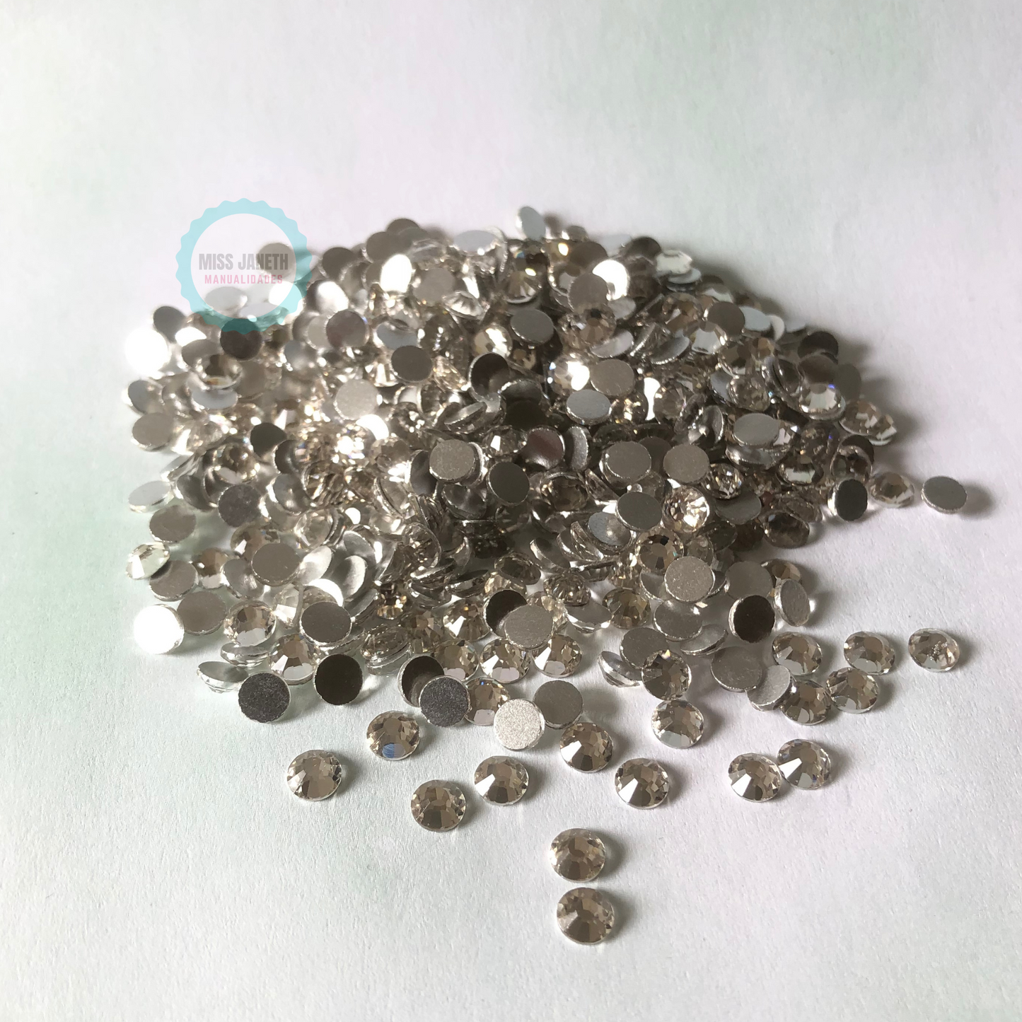 Pedrería Cristal PLATA