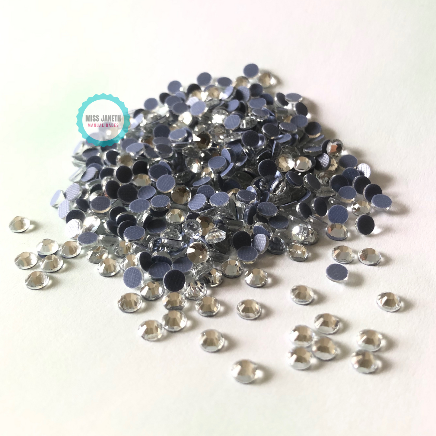 Pedrería Cristal PLATA Textil