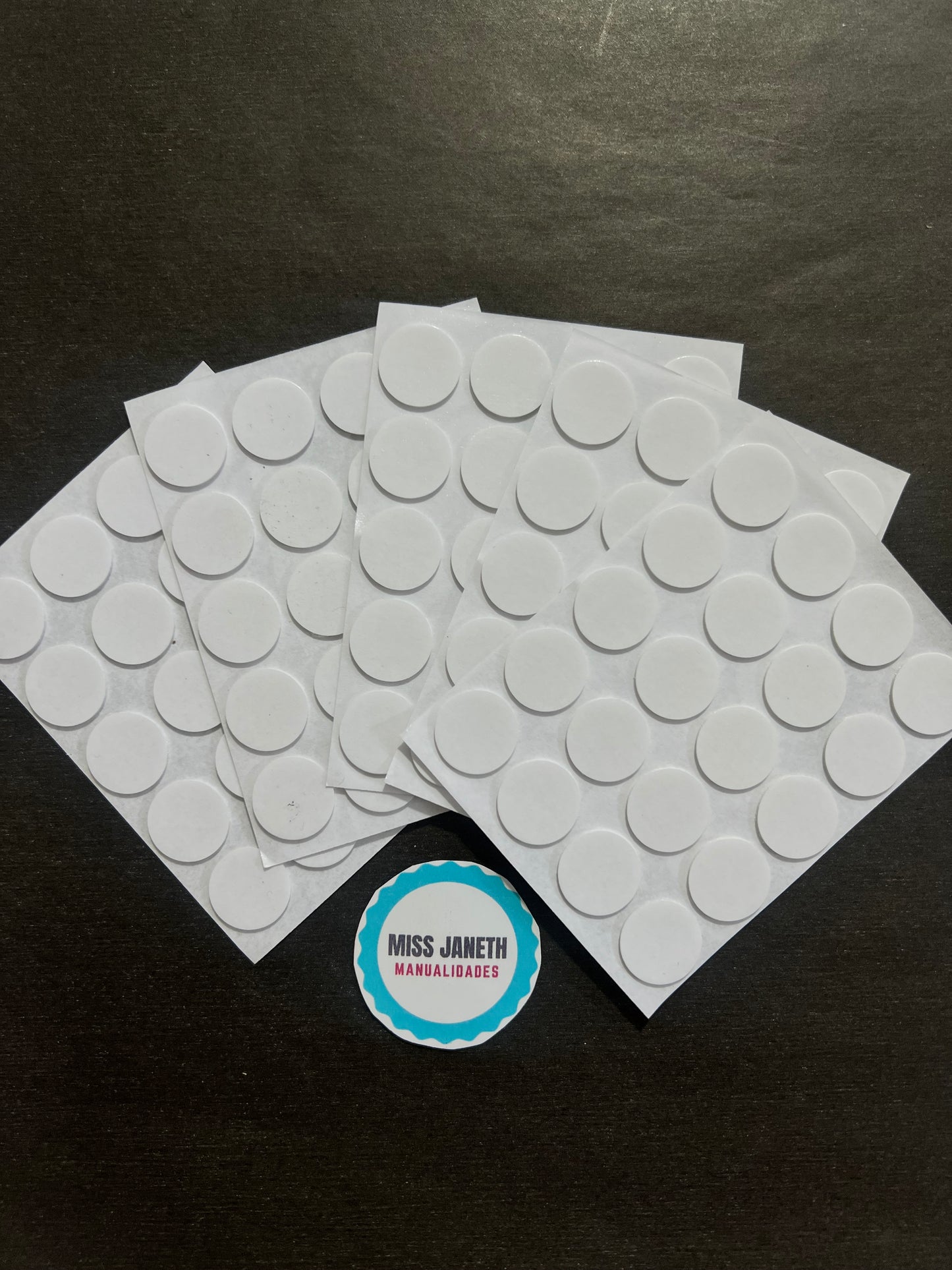 Pegatina para ficha de vela