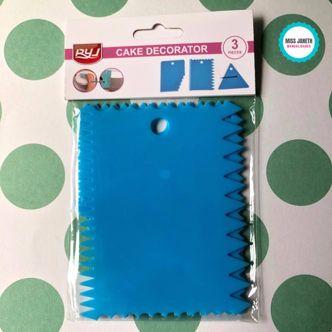 Espátulas dentadas 3pz