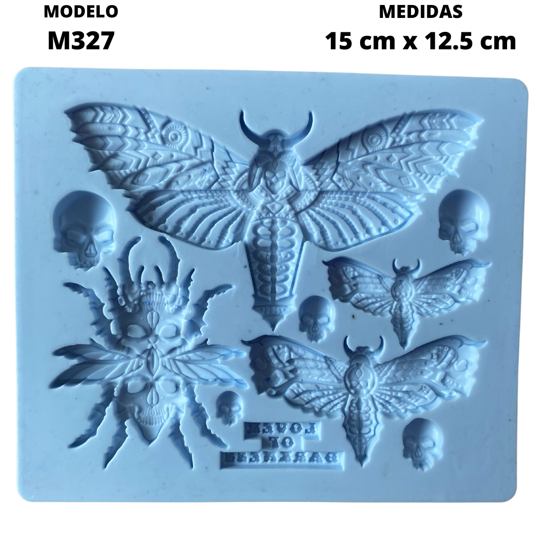 Calaveras y mariposas