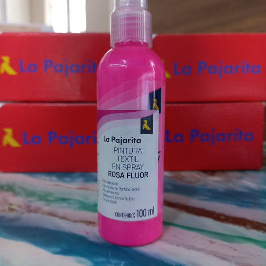 Pintura Textil En Spray Rosa Flour