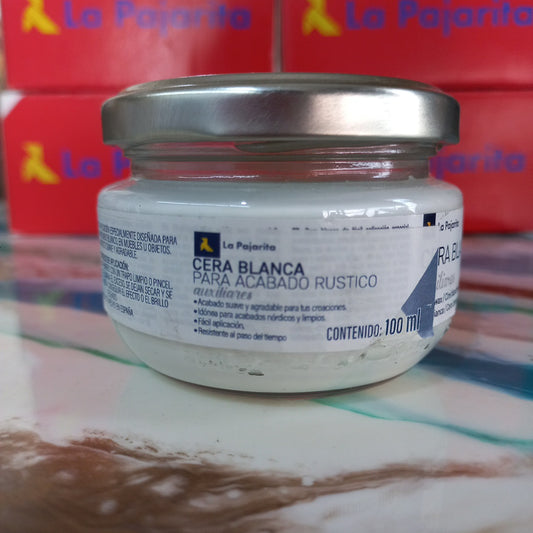 Cera Blanca Para Acabado Rustico