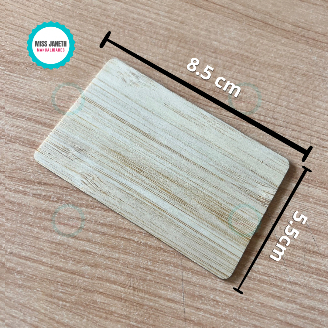 Tarjeta presentación Madera NFC