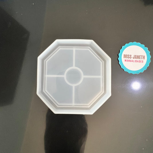 Porta vasos octagonal
