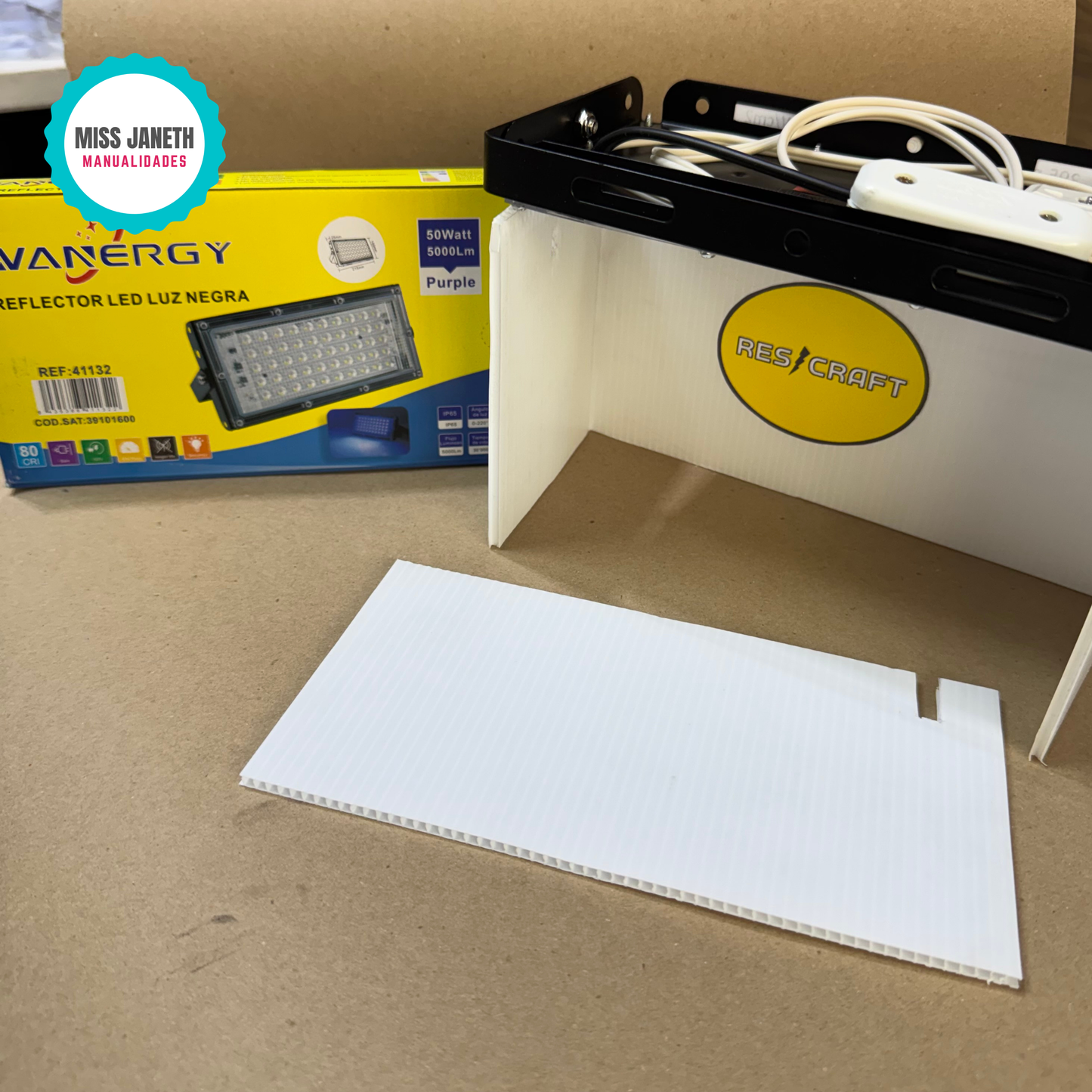 Lámpara UV / cajón / resicraft