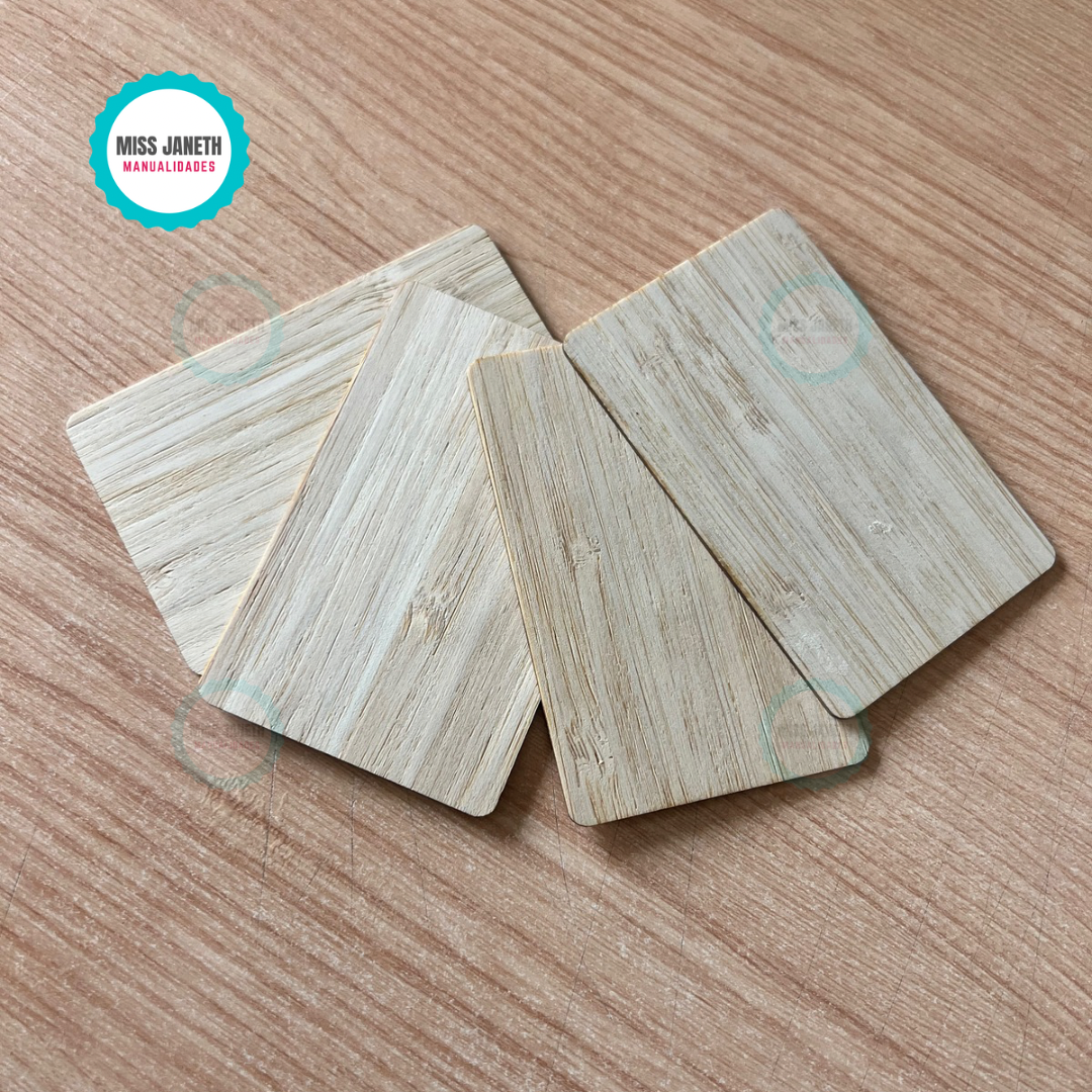 Tarjeta presentación Madera NFC