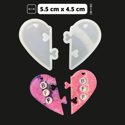 Corazon en dos piezas