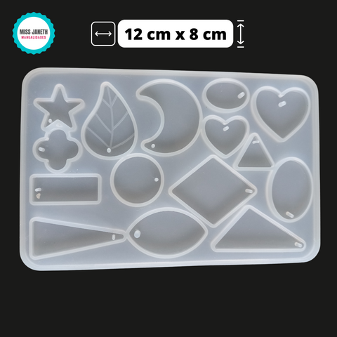 Dijes Hoja - Figuras Geometricas
